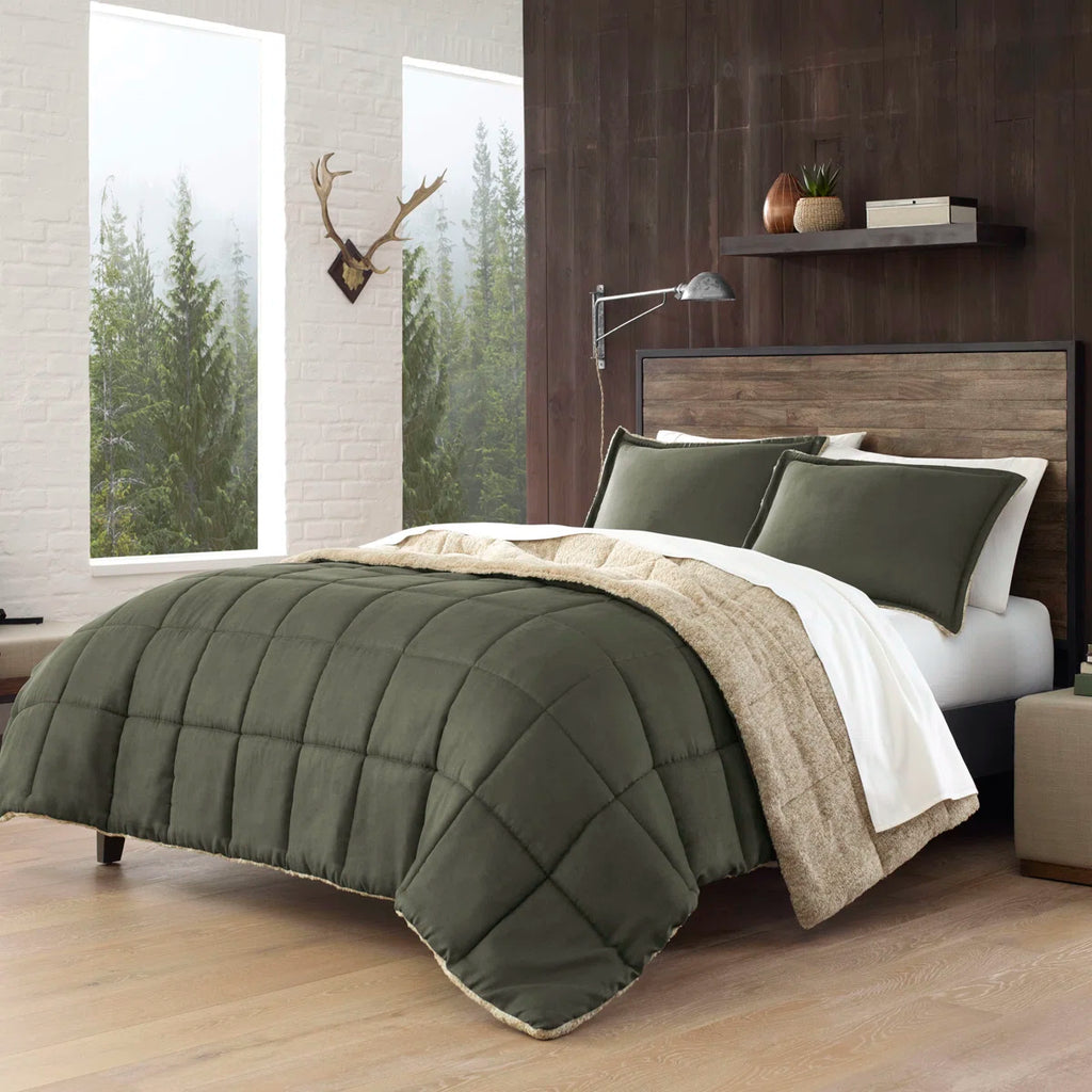 Eddie Bauer Sherwood Reversible Microsuede Comforter Set